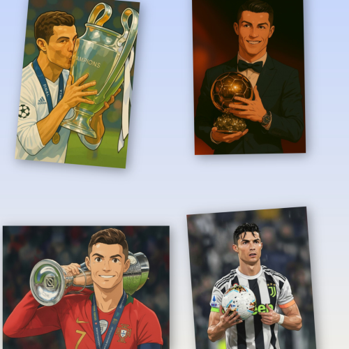 تصاویر رونالدو 3d