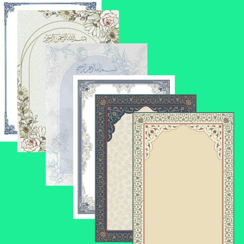 بکگراند حاشیه دار