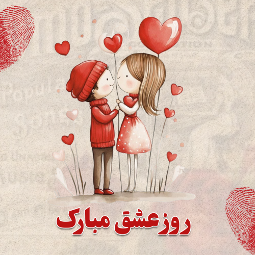 طرح لایه باز روز عشق