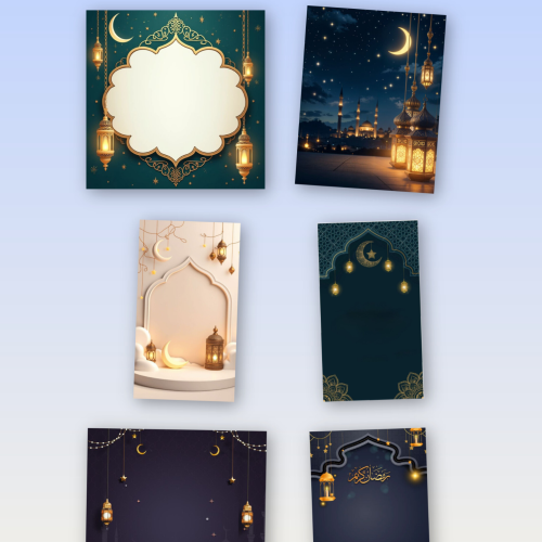 پس زمینه ماه رمضان