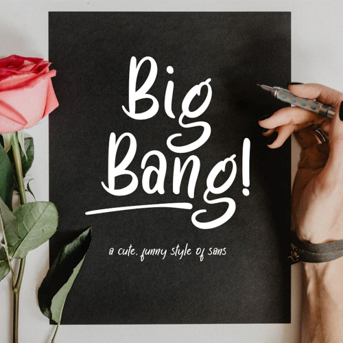 فونت big-bang