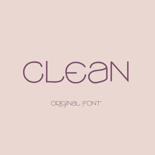 فونت clean