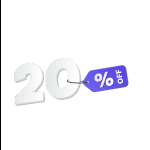برچسب ۲۰ درصد تخفیف ⭐️