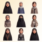 مجموعه برچسب دخترونه