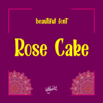 Font Rose Cake