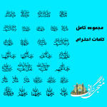 مجموعه کامل کلمات احترام مذهبی ـ (علیه السلام،سلام الله و...)