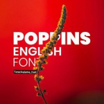Latin font poppins