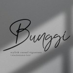 فونت انگلیسی Bunggi